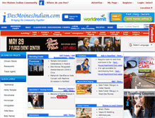 Tablet Screenshot of desmoinesindian.com